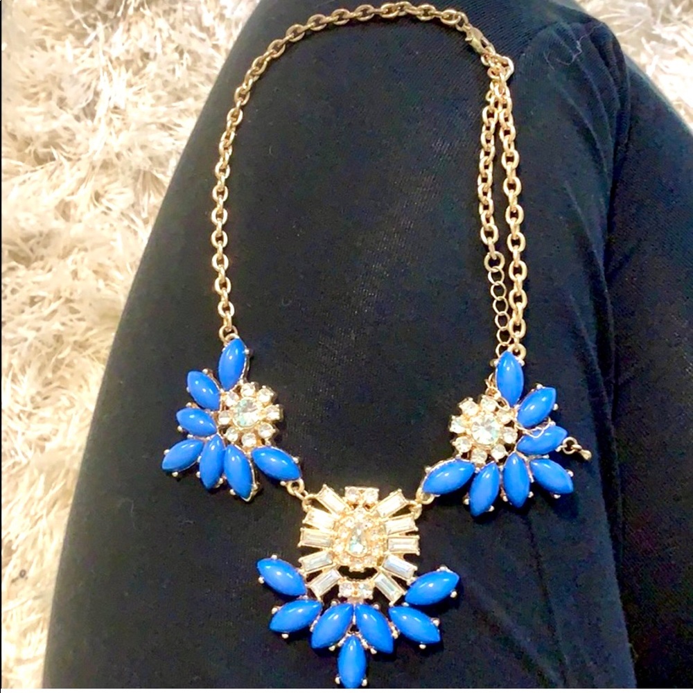 Blue Statement Necklace